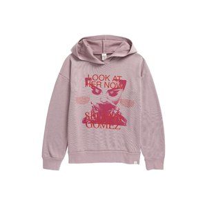 Treasure & Bond Kids' Selena Gomez XL (14/16) Oversize Graphic Hoodie Purple NWT